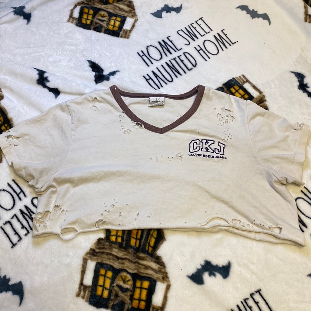 Calvin Klein vintage crop top